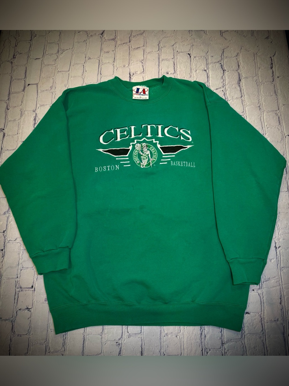 Vintage 1990s Logo Athletic Boston Celtics crewneck sweatshirt